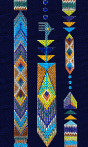 Audrey - Peacock Midnight